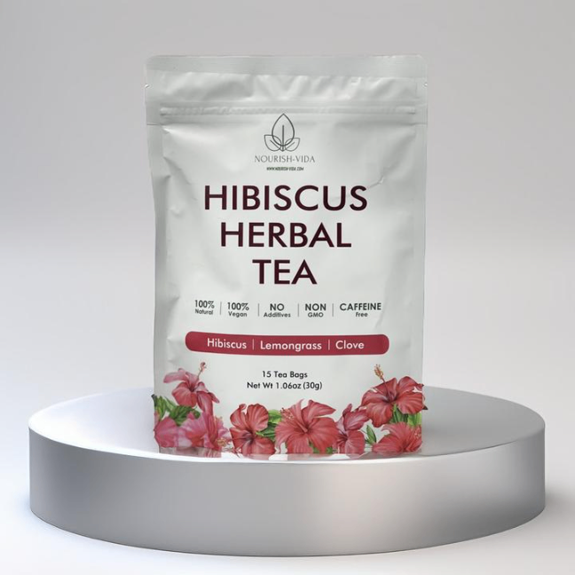 Nourish-Vida Tea Kit  (Hibiscus, Detox, Matcha Green Tea)