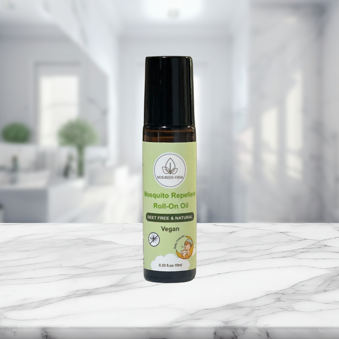 Nourish-Vida Mosquito Repellent Roll-On Oil (Vegan - Natural)